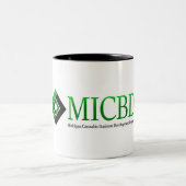 MICBD Gruppen-Tasse Zweifarbige Tasse (Mittel)