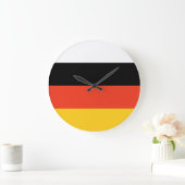 Miccosukee flag indian ethnic native american große wanduhr (Zuhause)