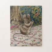 Mice at Work Threading the Needle (Beatrix Potter) Puzzle (Vertikal)