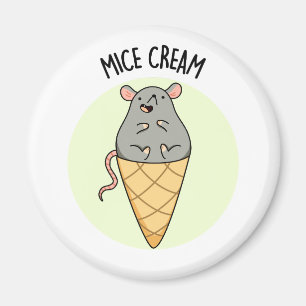 Mice Cream Funny Ice Cream Pub Magnet