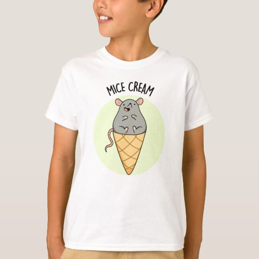 Mice Cream Funny Ice Cream Pub T-Shirt (Vorderseite)