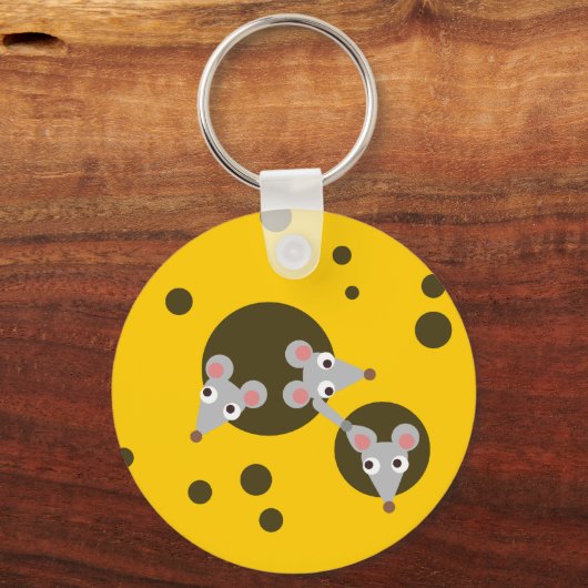 Mice in cheese schlüsselanhänger (Vorderseite)