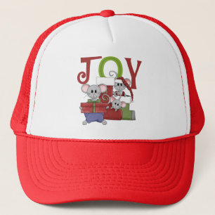 Mice JOY Weihnachtsgeschenke T - Shirt Truckerkappe
