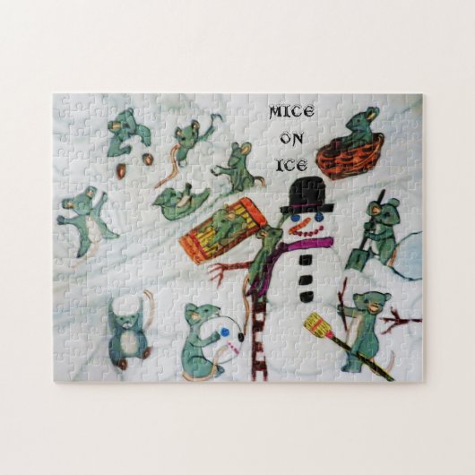 MICE ON ICE Puzzle (Horizontal)