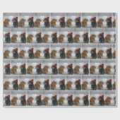 Mice With a Frosty Heart Geschenkpapier (Flach)