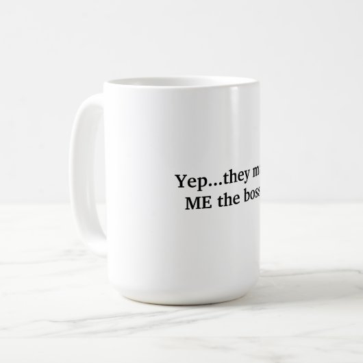 MICH die Chef Tasse hergestellt (Vorderseite Links)