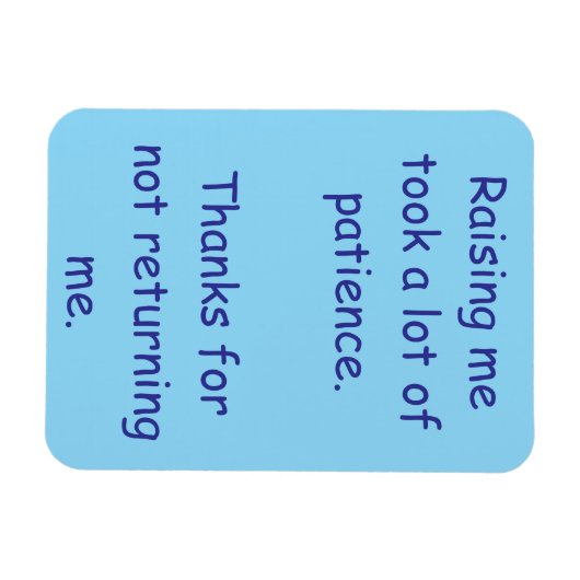 Mich großziehen magnet (Horizontal)