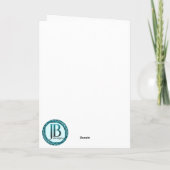 Mich großzuziehen karte (Rückseite)