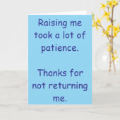 Mich großzuziehen karte (Gelbe Blume)