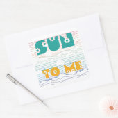 Mich Quadratischer Aufkleber (Umschlag)