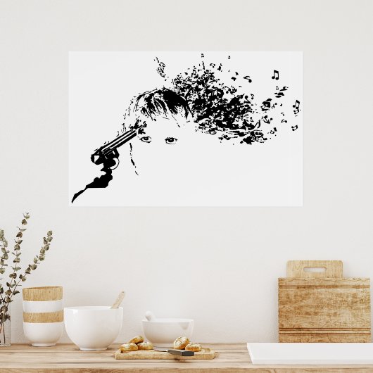 mich sanft töten poster (Küche)