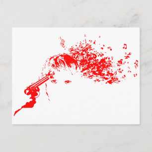 mich sanft töten postkarte