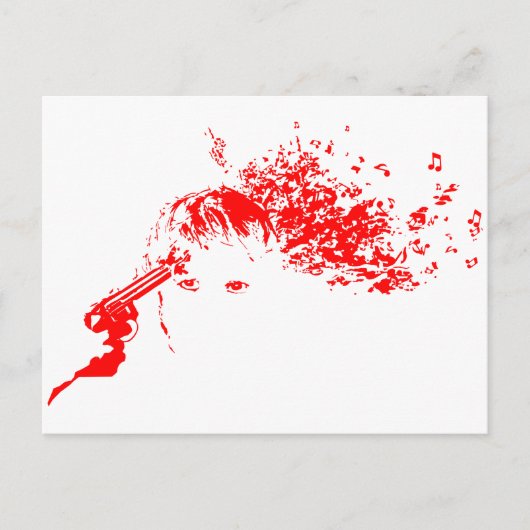 mich sanft töten postkarte (Vorderseite)