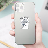 Mich selbst dosieren aufkleber (Telefon)