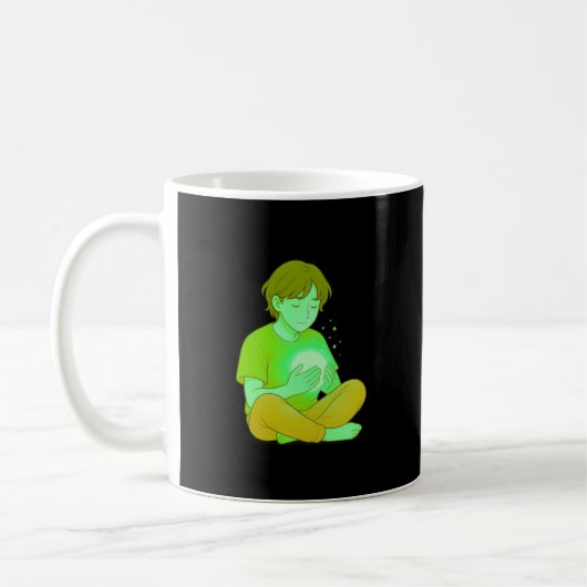 Mich selbst langsam heilen • Ästhetische Selbstber Kaffeetasse (Links)