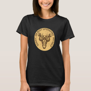 Mich selbst verbessern  Gym Bro Minotaur T-Shirt