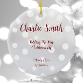 Mich Teen Weihnachts-Elf-Keramik Ornament