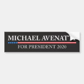 Michael Avenatti für Präsidenten Autoaufkleber (Vorne)