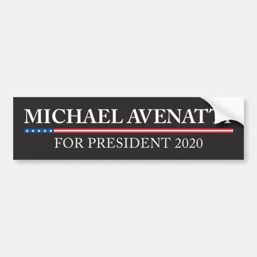 Michael Avenatti für Präsidenten Autoaufkleber (Vorne)