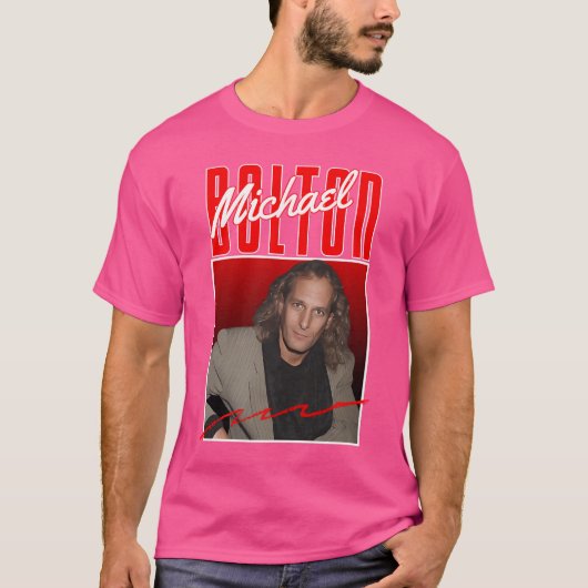 Michael Boltonoriginal Retro T-Shirt (Vorderseite)