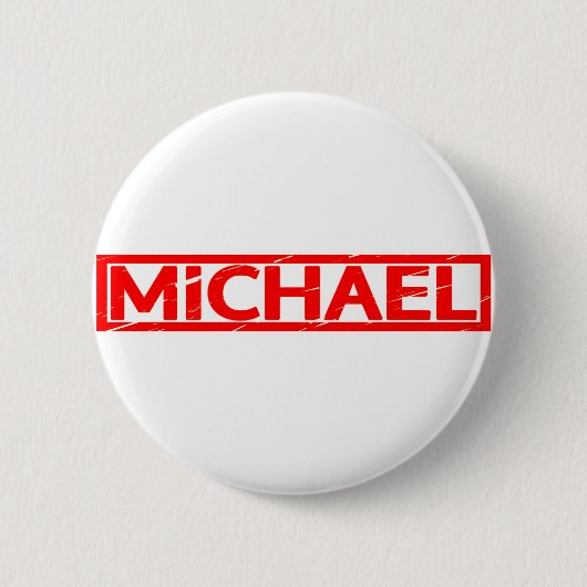 Michael Briefmarke Button (Vorderseite)