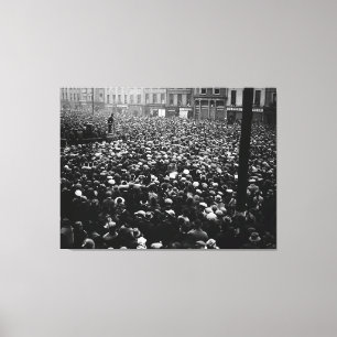 Michael Collins Free Staat Demonstration 1922 Leinwanddruck