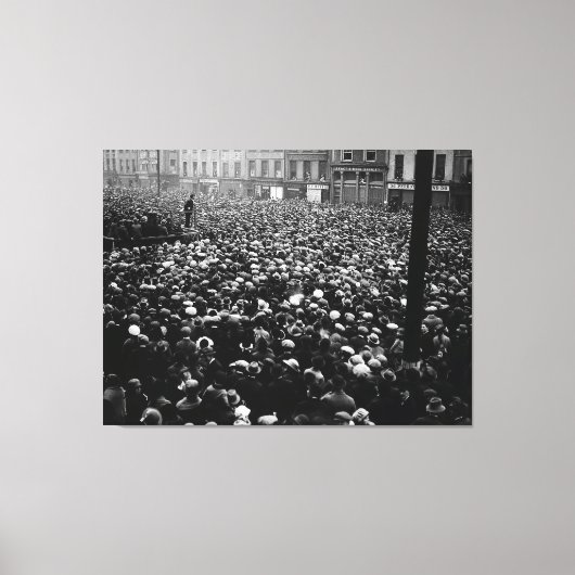 Michael Collins Free Staat Demonstration 1922 Leinwanddruck (Vorderseite)