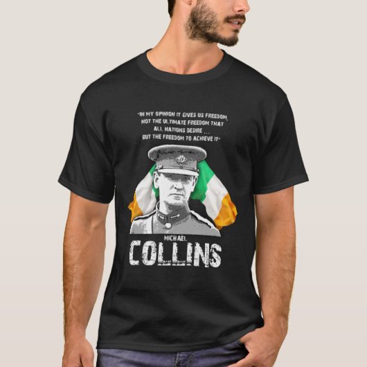 Michael Collins Irish Leader Centenary Ireland 192 T-Shirt (Vorderseite)