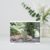 Michael Collins Memorial bust, Dublin Irland. Postkarte (Stehend Vorderseite)