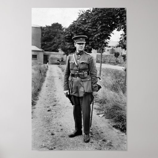 Michael Collins verkleidet in Uniform 1922 Poster (Vorne)