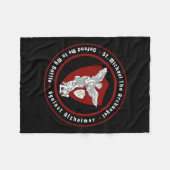 Michael Der Erzengel hilft mir gegen Alzheimerhei Fleecedecke (Vorderseite (Horizontal))