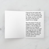 Michael der Erzengel Karte (Innenseite)