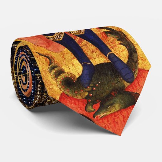 Michael der Erzengel mit Dragon, Ruby Krawatte (Gerollt)