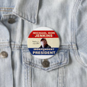 Michael Don Jenkins für Präsidenten 2012 Button (Beispiel)