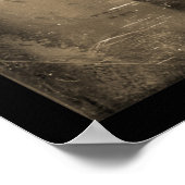 Michael Faraday Daguerreotype 1845 Poster (Ecke)