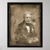 Michael Faraday Daguerreotype 1845 Poster (Vorne)