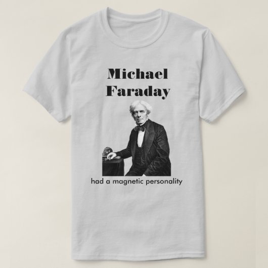 Michael Faraday T-Shirt (Design vorne)