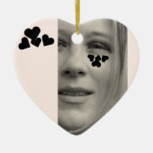 Michael Heart Keramik Ornament (Vorne)