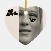 Michael Heart Keramik Ornament (Vorne)