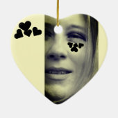 Michael Heart Keramik Ornament (Hinten)