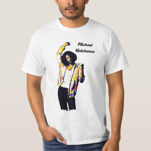 Michael Hutchence Colorful T-Shirt (Vorderseite)