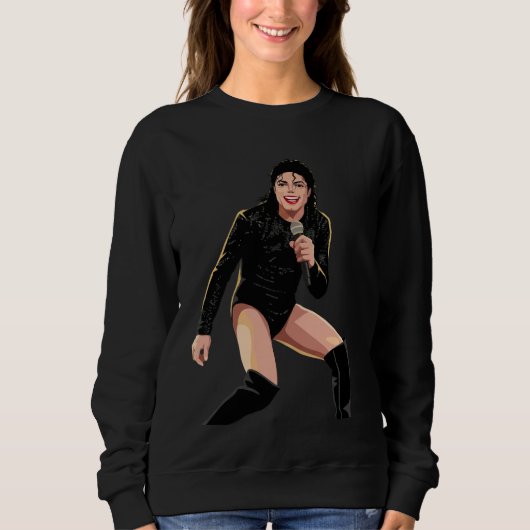 Michael Jackson Live Bad World Tour Aintree 1988 Sweatshirt (Vorderseite)