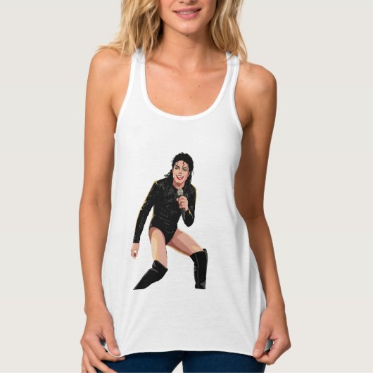 Michael Jackson Live Bad World Tour Aintree 1988 Tank Top (Vorderseite)
