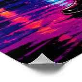 Michael Jackson Moonwalk King of Pop Retro-Tribut Poster (Ecke)