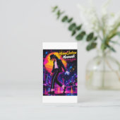 Michael Jackson Moonwalk King of Pop Retro-Tribut Visitenkarte (Stehend Vorderseite)