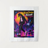 Michael Jackson Moonwalk King of Pop Retro-Tribut Wandteppich (Vorderseite)