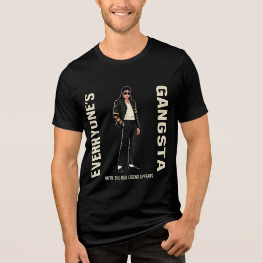 Michael Jackson "The Real Legend" King of Pop Tri-Blend Shirt (Vorderseite)