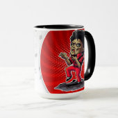 Michael Jackson Thriller Mug – Cartoon Style Colle Tasse (VorderseiteRechts)
