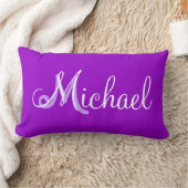 Michael Lila Lumbar Personalisiert Pillow Lendenkissen (Decke)