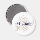 Michael Magnet (Vorderseite/Rückseite)